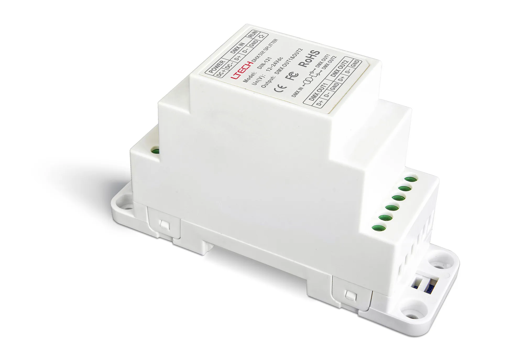 DMX Signal Amplifier DIN-121  LTECH DMX Controller